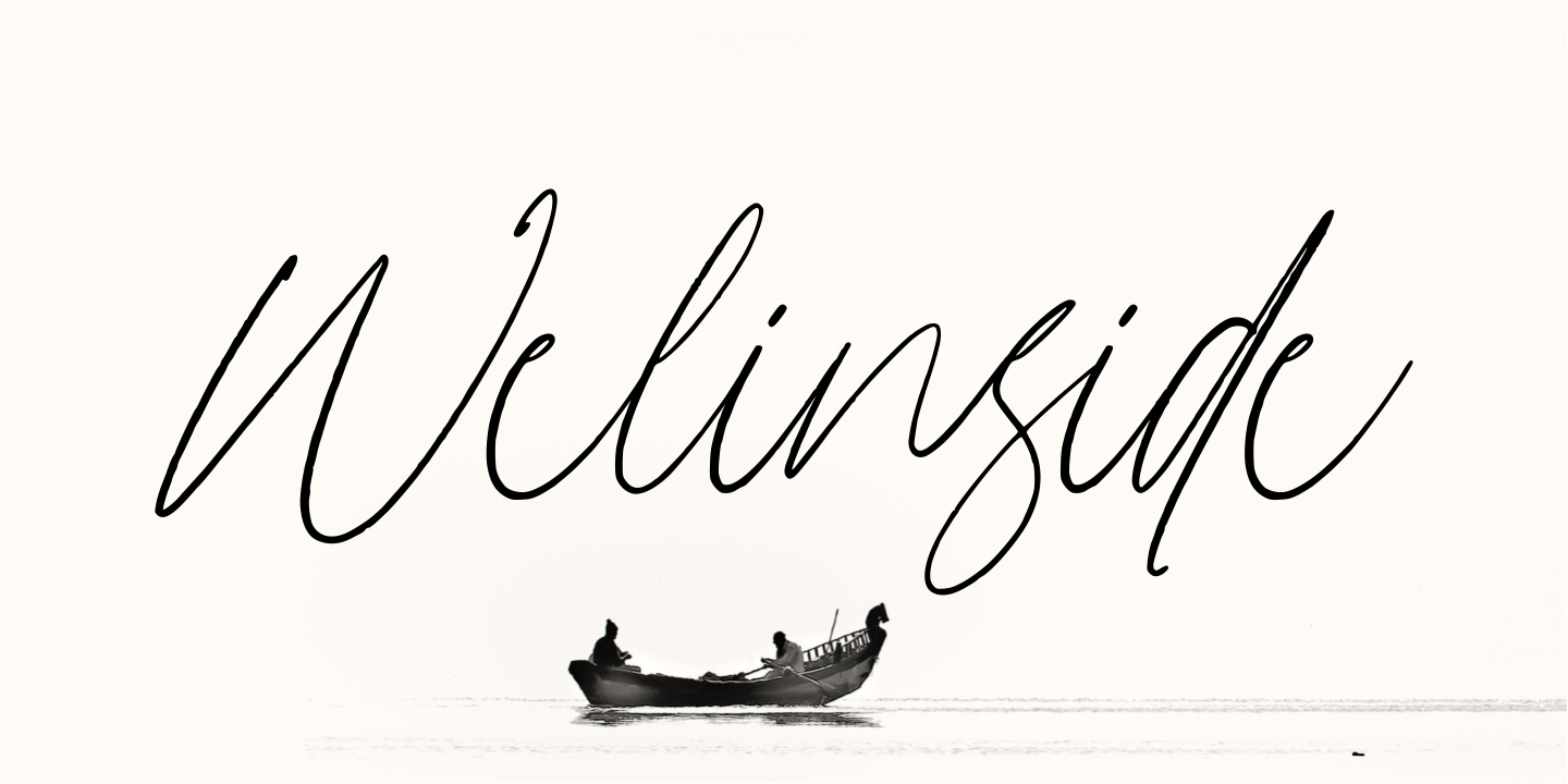 Schriftart Welinside